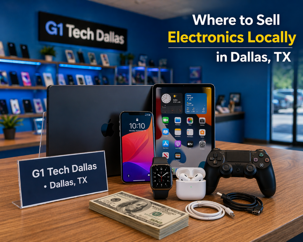 Where to Sell Electronics Locally in Dallas