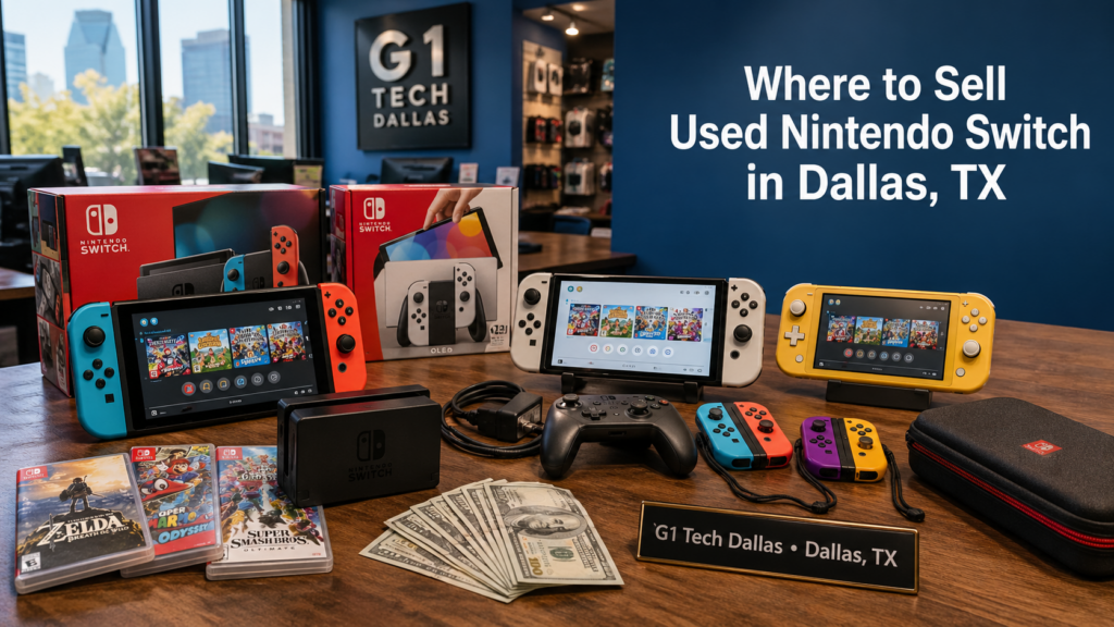 Where to Sell Used Nintendo Switch in Dallas
